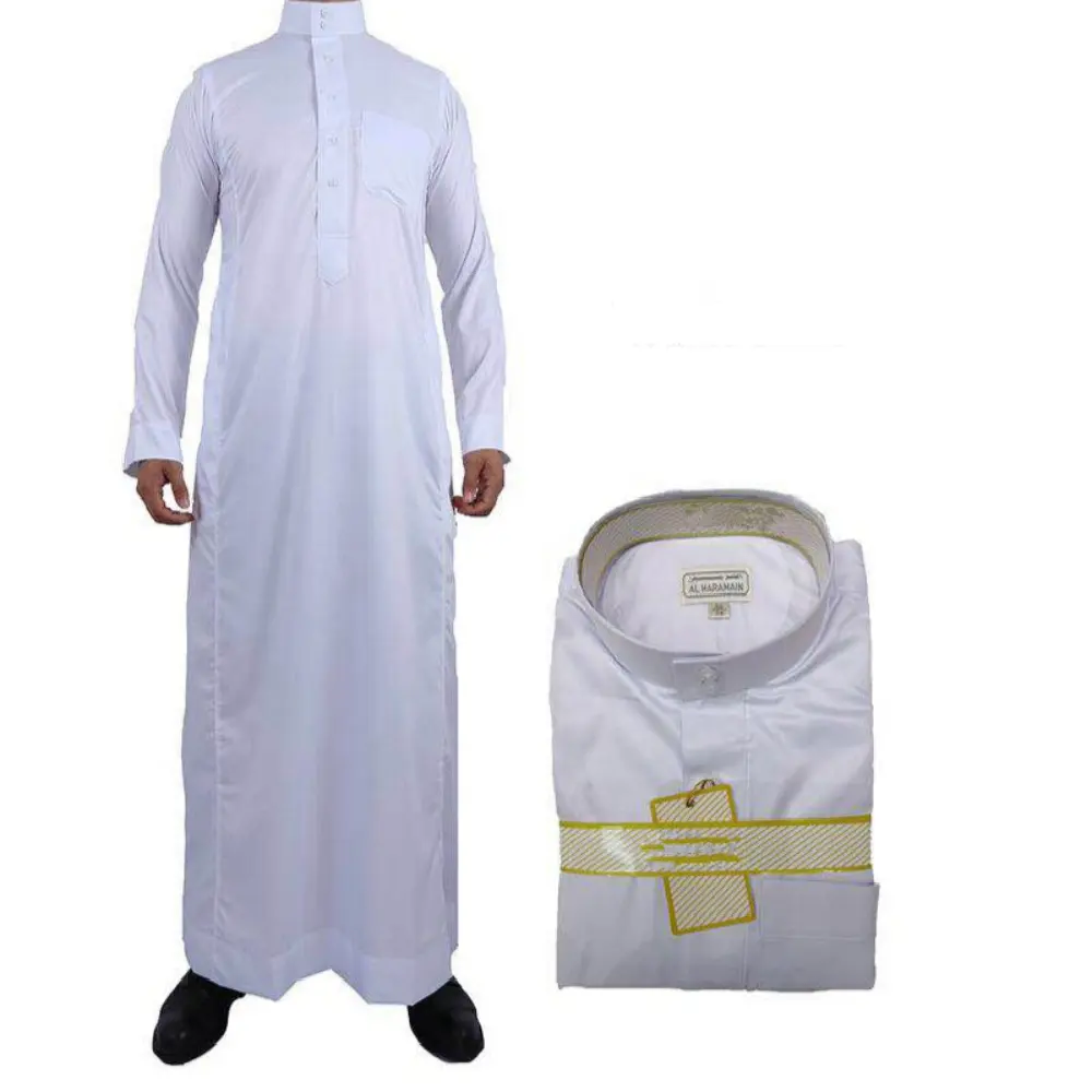 hot sell high quality India Saudi Arab Islamic long sleeves polyester or cotton embroidery muslim clothing