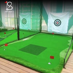 SER personnalisé Mini parcours de <span class=keywords><strong>golf</strong></span> Portable Putting Green simulateur intérieur/extérieur équipement d'aide à la formation de <span class=keywords><strong>golf</strong></span> - Product Image 3