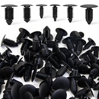 Lot de 160 clips en plastique pour l'intérieur et l'extérieur de la voiture, vente chaude
