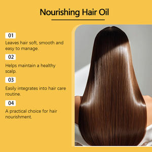 Huile capillaire nourrissante qui nourrit et renforce en profondeur les mèches de cheveux, soulage le cuir chevelu sec pour des cheveux épais et luxuriants, huile de soin capillaire - Product Image 5