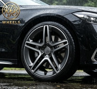 KFB 22x9 22x10.5 PCD 5x130 Dövme SUV Jantları Beş Kollu Alüminyum Jantlar Lüks Araçlar için