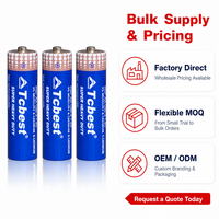 Baterai R6P Murah AA 1.5v 500mAh Kualitas Tinggi Grosir Baterai Kering Seng Karbon Pemasok Pabrik Cina