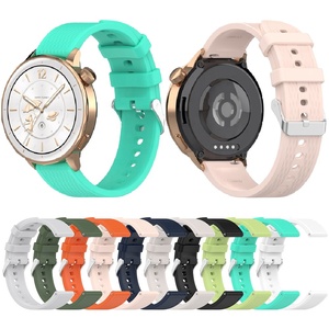 Pour <span class=keywords><strong>OPPO</strong></span> <span class=keywords><strong>Watch</strong></span> X2 Mini 18mm Largeur Sport <span class=keywords><strong>Bracelet</strong></span> <span class=keywords><strong>Bracelet</strong></span> de Remplacement pour Oneplus Watch3 43mm <span class=keywords><strong>Bracelet</strong></span> de Montre en Silicone de Couleur Unie - Product Image 1