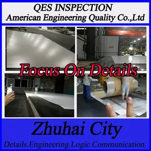 Coated material third party production monitoring Quality control Inspection Service in China Zhuhai Guangzhou Huizhou