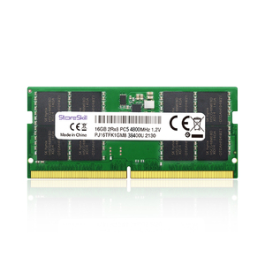 ขายส่งหน่วยความจำ DDR5 Sodimm 8GB 16GB 32GB 1.1V 4800MHz 5200MHz 6400MHz สำหรับแล็ปท็อป แรม DDR5 Sodimm หน่วยความจำ DDR5 8GB 16GB 32GB ECC - Product Image 1