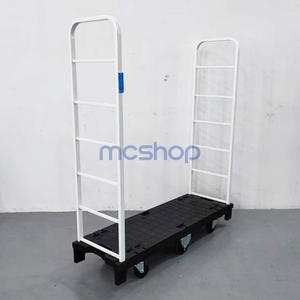 Складская Тележка для перевозки лодок с пластиковой платформой 6-колесное сервисное оборудование - Product Image 3