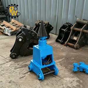 Fendeuse à <span class=keywords><strong>vis</strong></span> hydraulique pour excavatrice de 15-20 tonnes, fendeuse de <span class=keywords><strong>bois</strong></span> forestier, brise-bûches, accessoire de fendage de <span class=keywords><strong>bois</strong></span> pour excavatrice PW - Product Image 2