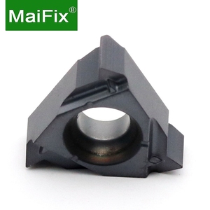 Maifix 10 Stück 11IR A60 <span class=keywords><strong>ZP10</strong></span> Hartmetall-Schneideeinsätze CNC-Drehwerkzeuge Stahlschneidende Diamant-Dreh- und Gewindeeinsätze - Product Image 4
