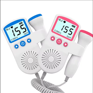 Monitor Doppler Fetal Portátil para la Frecuencia Cardíaca Fetal, Instrumento Veterinario para Monitoreo del Bebé en Casa, Disponible en Stock - Product Image 1