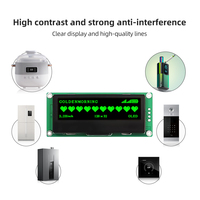 Módulo de Pantalla OLED de 2.23 Pulgadas, Interfaz IIC, Panel Pequeño, Blanco/Azul/Amarillo/Verde SSD1305 128*32 	 I2C 	 4P GoldenMorning OEM
