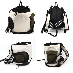 Pet Cat <b>Backpack</b> Breathable Lightweight Portable Dog Carrier Milk Palm Color For <b>Small</b> Pets Under 12 Pounds Capacity - Product Image 1