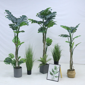 ต้นมะกอกเทียมสำหรับตกแต่งภายใน/ภายนอกอาคาร ต้นไม้จำลองคุณภาพสูง ขนาด 60-240 ซม. <span class=keywords><strong>ท</strong></span>นทานและกันน้ำ - Product Image 1