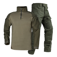 Tenue Tactique Camouflage Bleu Foncé G2 Respirante et Élastique, Vêtements de Sécurité, Uniforme Tactique – Vente Directe Usine