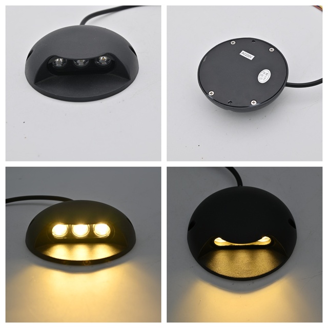 DC24V Outdoor IP65 Waterproof  LED Step Garden Lights for Pathway Stair Wall Step Lighting-Aluminum Construction