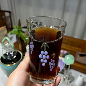 Tasse en verre borosilicate haute résistance à la chaleur, motif floral 3D coloré, <span class=keywords><strong>pour</strong></span> thé, jus, <span class=keywords><strong>lait</strong></span>, café, cadeau - Product Image 4