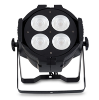 Lampu Sorot Profil Hot Cob 4 Mata 200W LED Par Light DMX512/Kontrol Aktif Suara CRI90 Warm White dan WW Lampu Panggung