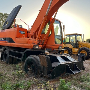 Excavadora Usada Doosan DH210W-7 en Venta, Excavadora de Ruedas Doosan 210 Fabricada en Corea, Precio Bajo - Product Image 5