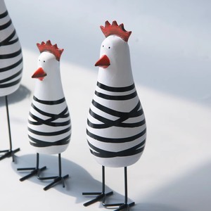 Wooden Cartoon Chick Ornament Pine Handmade Desktop Decoration Home Decor Gift - Product Image 2