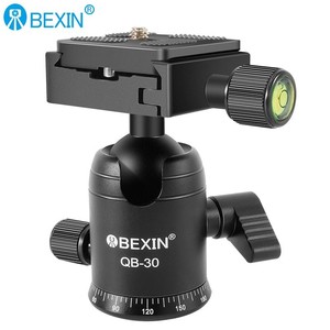 ขาตั้งกล้องแบบหัวบอลขนาดเล็ก Bexin QB-30 ทำจากอลูมิเนียมอัลลอยด์ พกพาสะดวก พร้อมระดับน้ำ - Product Image 1