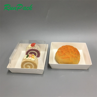 Emballage de boîte à pâtisserie de beignet de gâteau en papier de carte imprimée de logo personnalisé Boîtes à emporter écologiques de qualité alimentaire pour boulangerie