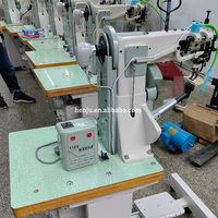 Machine à coudre les semelles de chaussures à haute productivité, machine à coudre les bords de chaussures, machine à coudre latérale à double fil de Chine