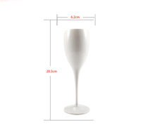 Flûte à champagne en acrylique 175 ml – Verre élégant de style européen en plastique transparent pour mariages et événements