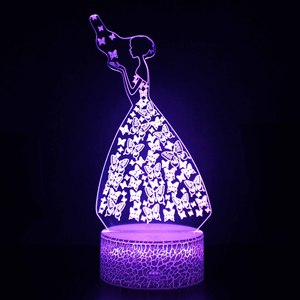 Lámparas LED inalámbricas, luces de mesa, lámparas táctiles, luces de habitación, luz nocturna 3D, lámpara LED acrílica, mesitas de <span class=keywords><strong>noche</strong></span> para dormitorio, decorativas con LOGO - Product Image 1