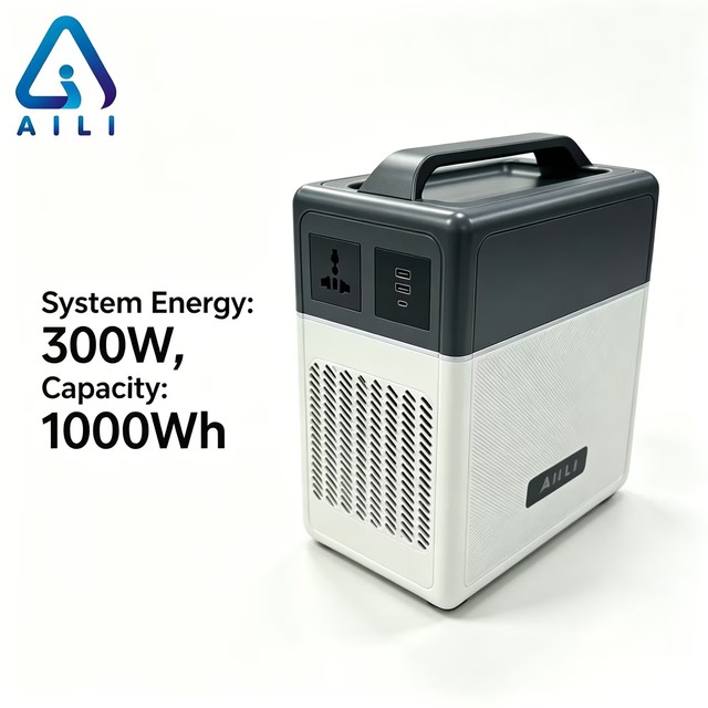 300W Portable Power Station 1000Wh LiFePO4 Battery Pure Sine Wave Inverter MPPT Solar Panel Generator Home Camping Outdoor