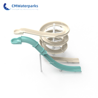 Focus — parc à eau tissé en spirale, combinaison de 3 éclaire à spirale et glissière droite, 25,5 cm
