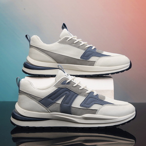 Nouveauté 2025 En gros Chaussures pour hommes en toile et maille respirante, Baskets décontractées, Chaussures de sport et de course, Chaussures de marche décontractées à semelle épaisse - Product Image 2