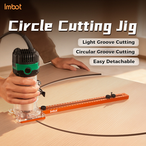 Регулируемая круглая режущая направляющая из алюминиевого сплава для идеальных деревянных кругов - Product Image 1