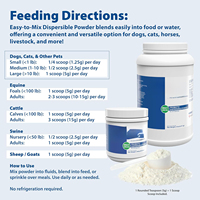 Complément alimentaire en poudre probiotique pour chiens et chats - Absorption rapide, soutien immunitaire, santé digestive, vitamines, minéraux, santé de la peau et du pelage