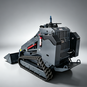 Mini-chargeuse compacte à chenilles et roues interchangeable avec moteur CE/EPA, passage libre entre chenilles et roues - Product Image 1