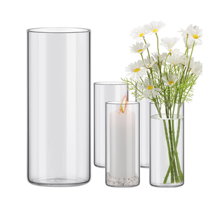 Moderne créatif minimaliste unique nordique grand mince <span class=keywords><strong>transparent</strong></span> traditionnel <span class=keywords><strong>rond</strong></span> petite plante mariage fleur pot bourgeon <span class=keywords><strong>vase</strong></span> <span class=keywords><strong>verre</strong></span> - Product Image 1