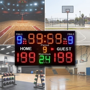 Marcador Digital LED YIZHI para <span class=keywords><strong>Baloncesto</strong></span> con Soporte de Trípode y Control Remoto Inalámbrico - Product Image 2