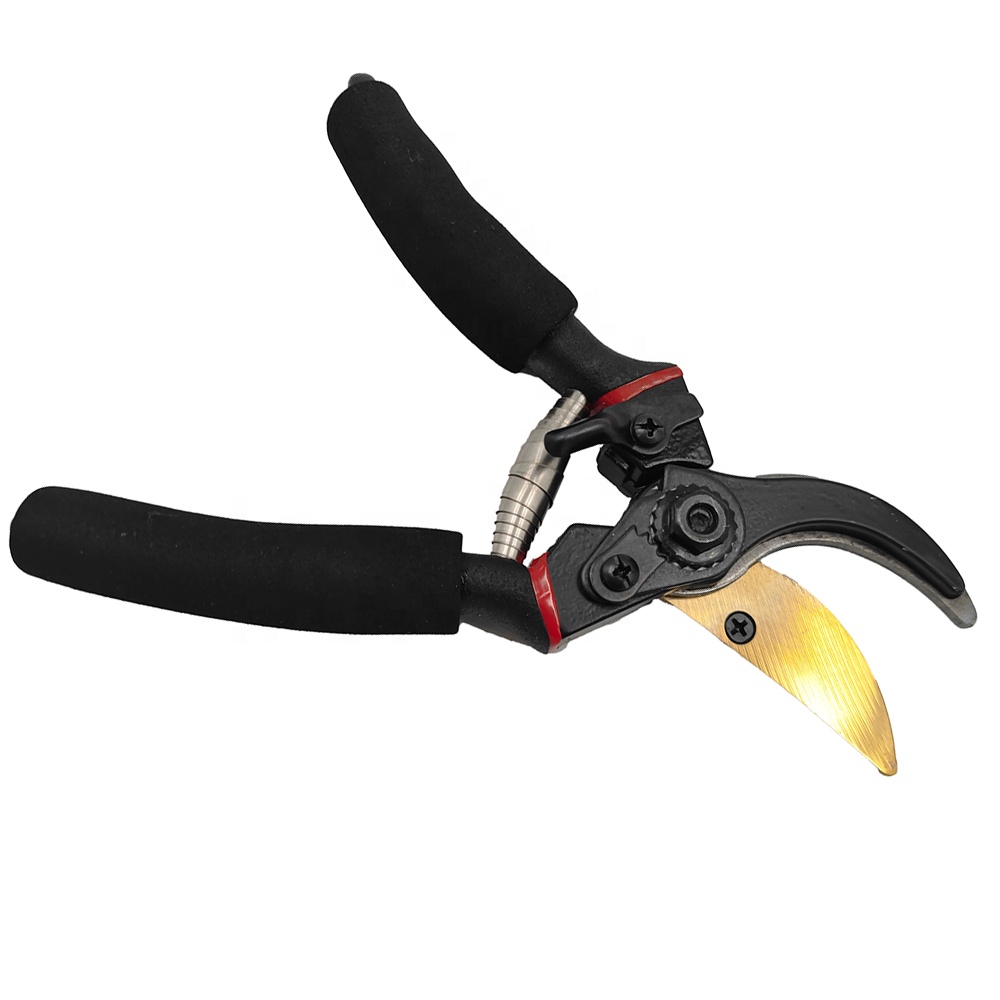 Ultra Sharp Heavy Duty Alloy Bypass Pruning Shears Soft Cushion Grip Handle Garden DIY Pruning Composed Steel Plastic Aluminum