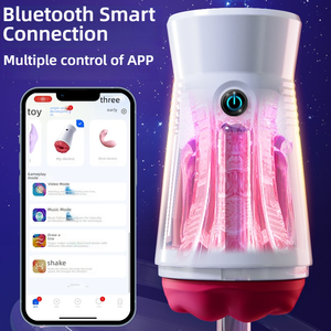 Schlankes Elektrisches Massagegerät mit Intensiver Mehrfachgeschwindigkeit, Quetschvibration, Maximaler Straffheit und Stimulation für Männliches Vergnügen - Product Image 3