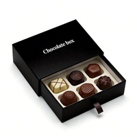 Boîtes de dattes au chocolat en gros, emballage alimentaire du Moyen-Orient, boîtes de chocolats avec manchon, boîte rigide personnalisée