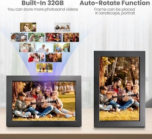 กรอบรูปดิจิตอล WiFi พร้อมหน้าจอสัมผัส IPS ความจุ 32G แชร์รูปภาพและวิดีโอผ่านแอป Uhale ฟรี - Product Image 6