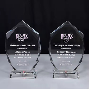 جوائز هدايا رياضية ثلاثية الأبعاد شفافة لجوائز الشركات فارغة من الكريستال - Product Image 2