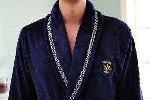 Nouvelle collection hiver, pyjama d'hiver <span class=keywords><strong>pas</strong></span> <span class=keywords><strong>cher</strong></span>, haute qualité, Spandex, flanelle, polaire, peignoir pour hommes, Robes de nuit, - Product Image 5