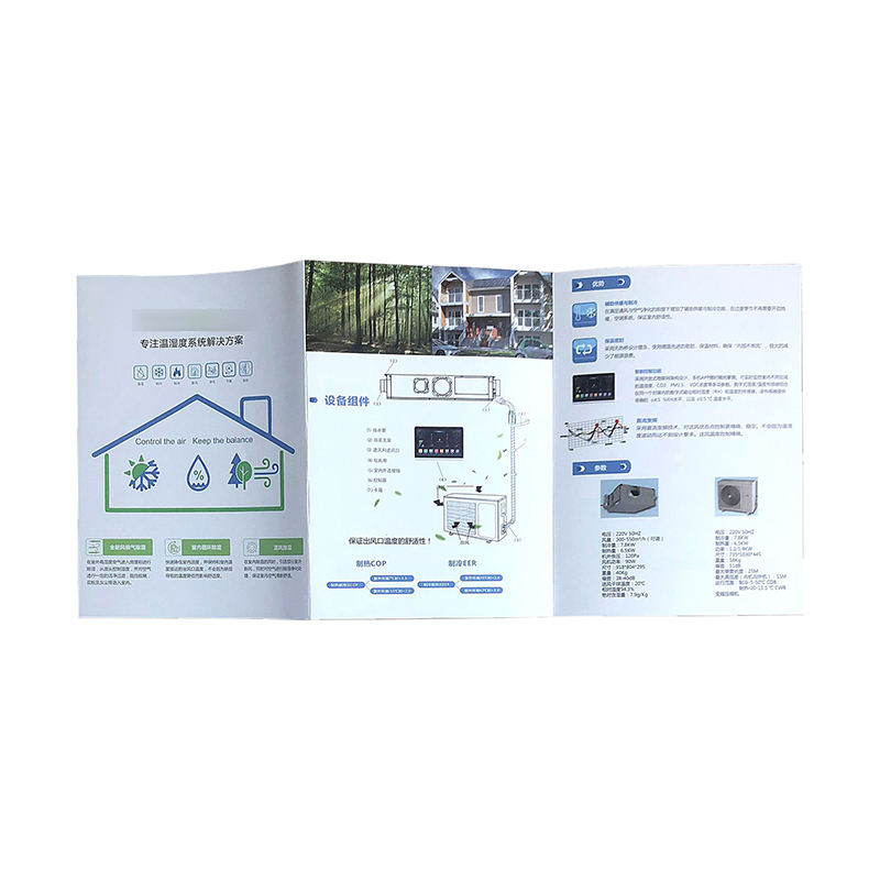 6 foglietto pieghevole di colore misto