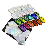 Multichrom Duochrom Metallisches Laser-Gold-Pigment Tr4 Pulver Fahrzeug-Sprühbeschichtung Anorganisches Metallisches Aurora-Pigment für