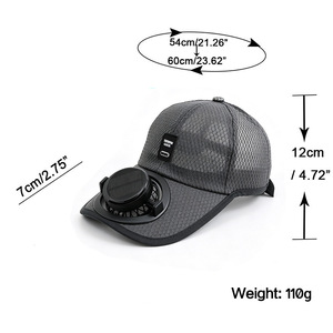 Nouvelle Arrivée Casquette de Baseball à Ventilation Solaire Entièrement en Maille, Protection UV UPF50+, Chapeau d'Extérieur Respirant Anti-UV - Product Image 5
