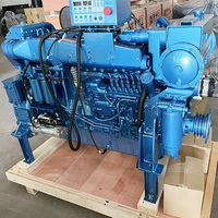 Dispositifs de propulsion aquatique 300HP 500HP construits avec des composants Cummins 6BTA Weichai pour diverses formes de montage sur embarcation