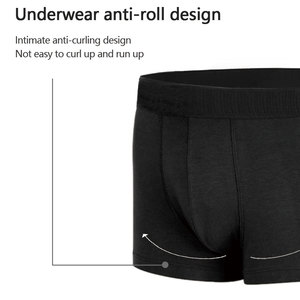 Sous-vêtements pour hommes de conception d'usine d'origine, caleçons en coton confortables, caleçons et slips pour hommes - Product Image 4