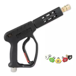 High Pressure Washer Gun Car Wash Gun 5000PSI For Cold Water And Hot Water Power Washing Spray Gun