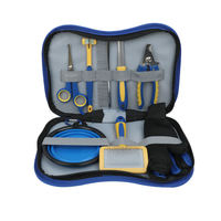 Kit de toilettage pour animaux de compagnie professionnel multifonction 8-en-1 en acier inoxydable de qualité supérieure, portable et pratique, pour chiens et chats, Nouvel An 2025