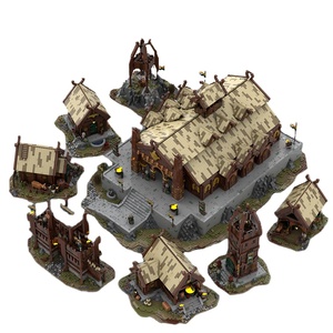 Ultimate Edoras Ro Han Town MOC-141103 18894 pz/set Il Signore degli Anelli Mattoncini da Costruzione Regalo di Natale - Product Image 1