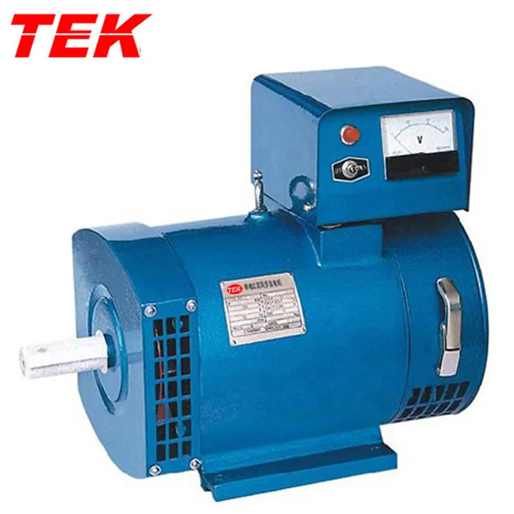 STC-10 STC10 10KW ba pha carbon-bàn chải dây đồng quanh co kích thích AC đồng bộ máy phát điện OEM